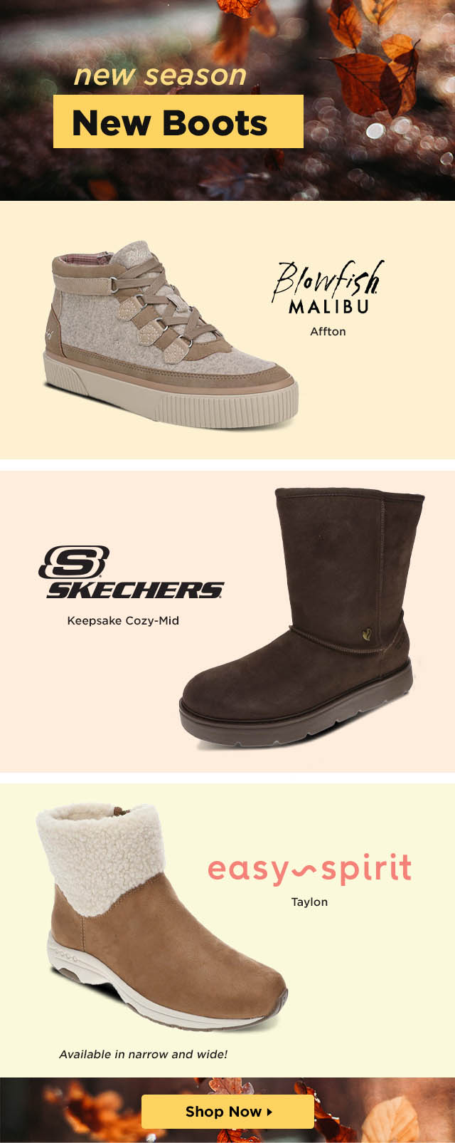 Shop New Boots - Get ready for the New Season