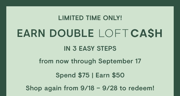 earn loft cash
