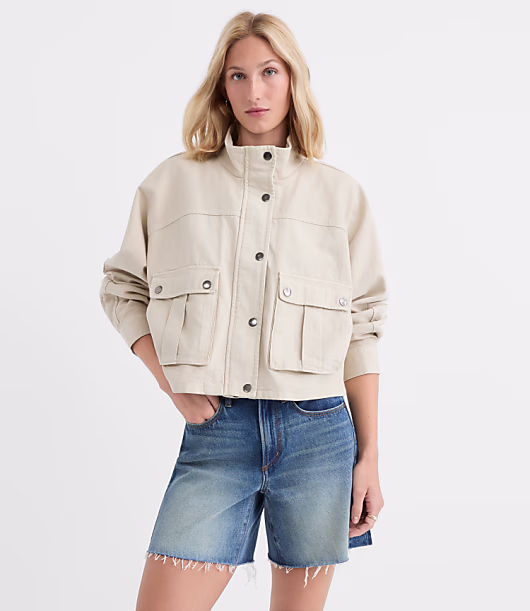 Twill Modern Cargo Jacket
