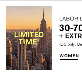30-70% Off Everything | Extra 20% Off In-App