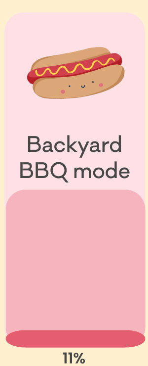 Backyard BBQ mode