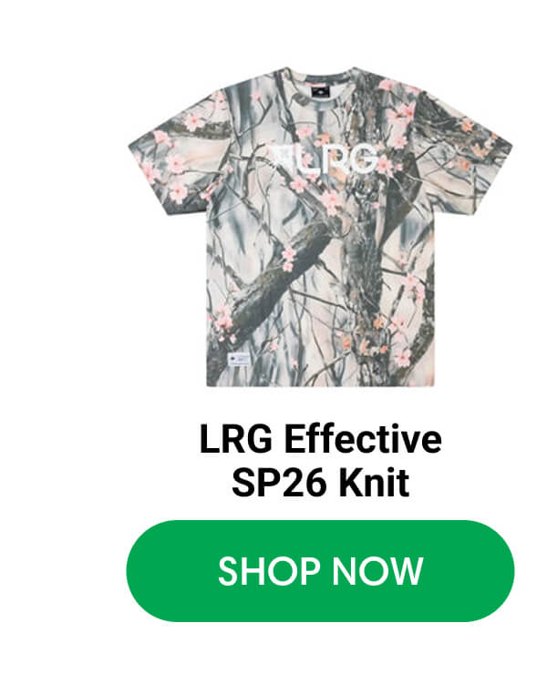 LRG Effective SP26 Knit | SHOP NOW