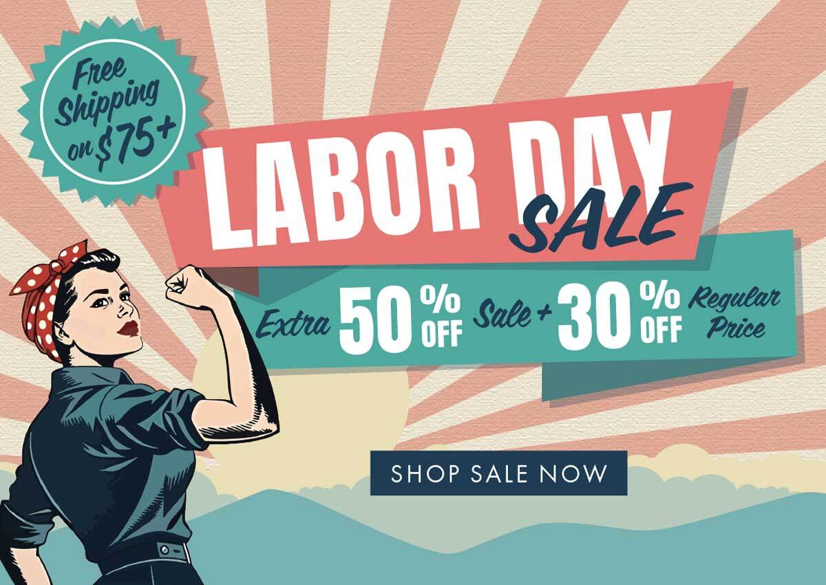 30% off Full Price, Extra 50% off Sale, Free Shipping on $75+
