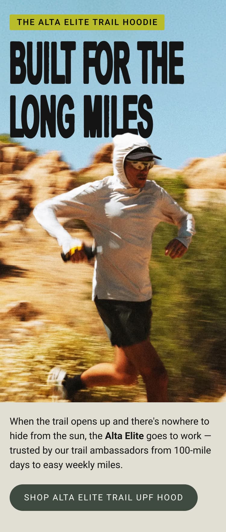 The Alta Elite Trail Hoodie