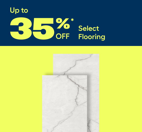 Up to 35% off select flooring
