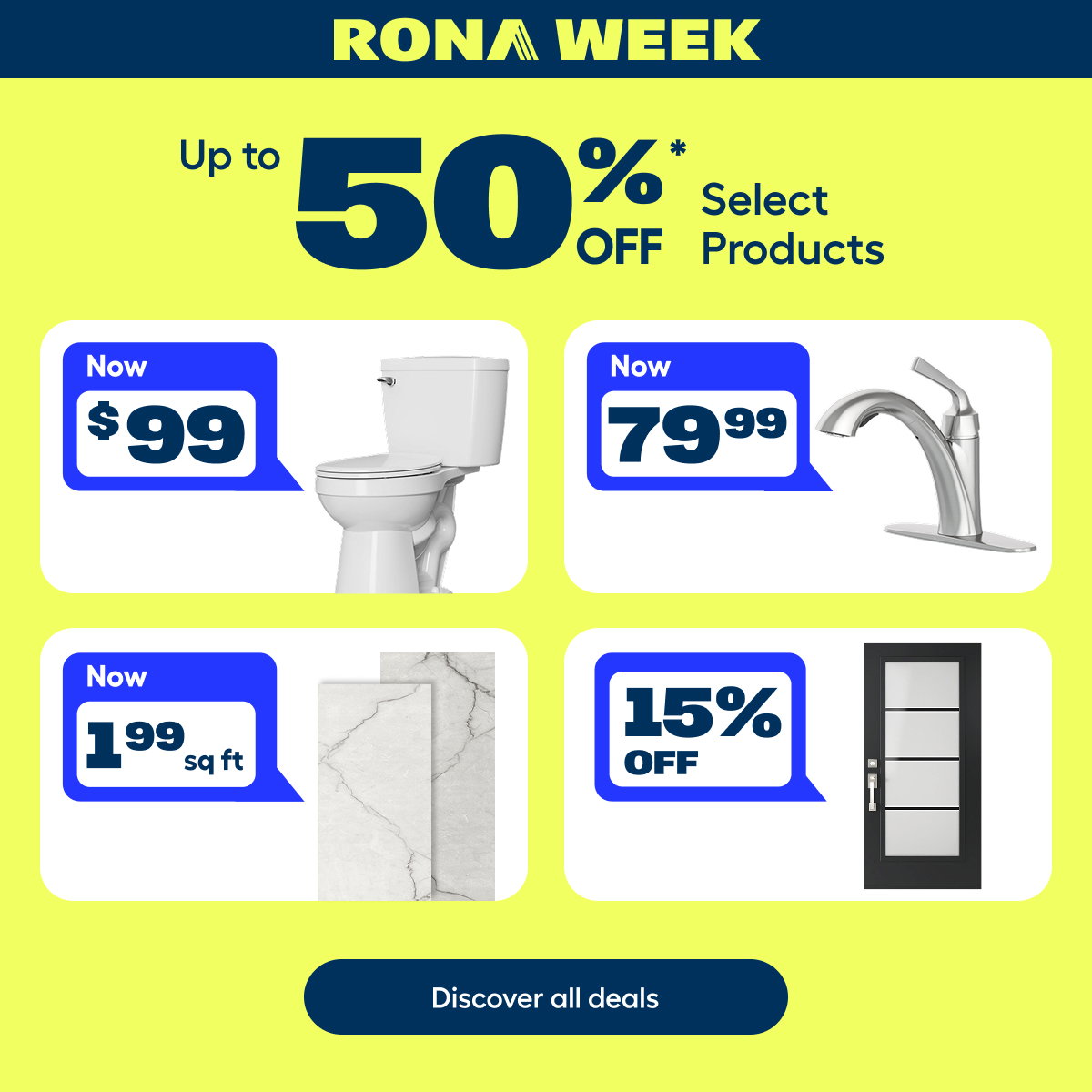 Up to 50% off* Select Products