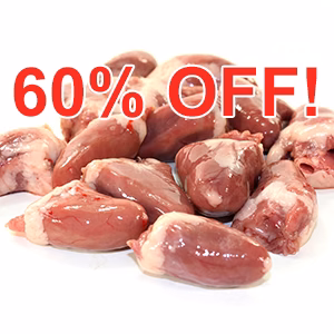 Image of Pastured Poultry Chicken Hearts – 1 pkg. – approx. 1 lbs. (Minimum of 7 pkgs.)