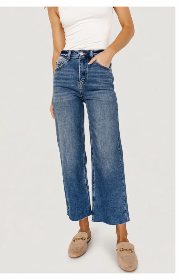Kirby High Rise Wide Leg Jeans
