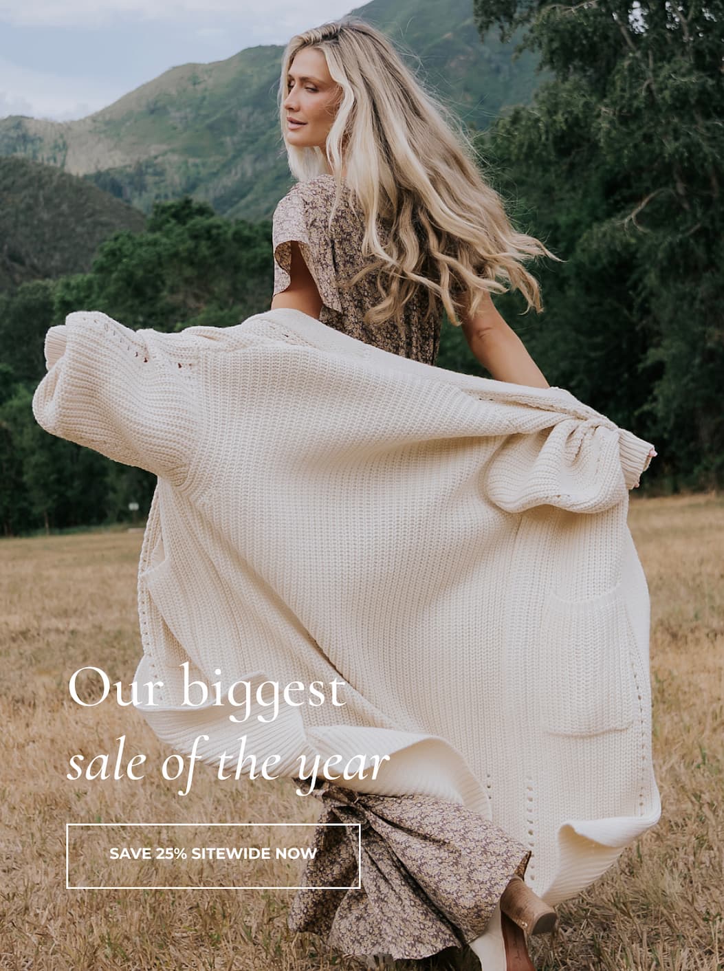 Save 25% sitewide now