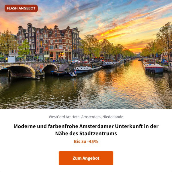 Moderne und farbenfrohe Amsterdamer Unterkunft in der Nähe des Stadtzentrums