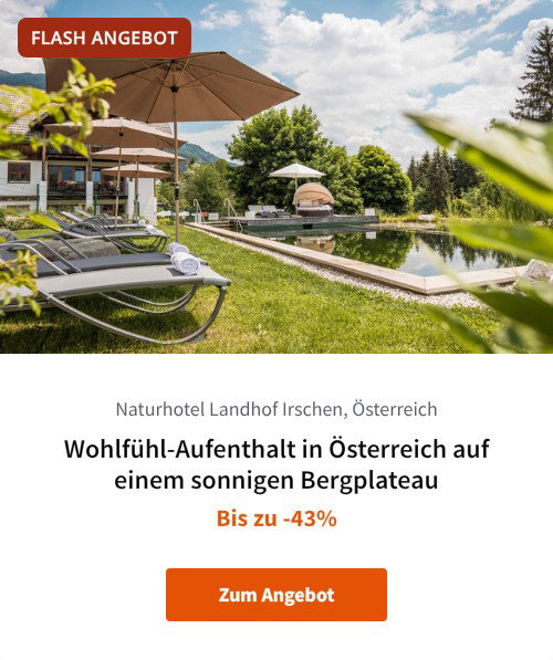 Wohlfühl-Aufenthalt in Österreich auf einem sonnigen Bergplateau