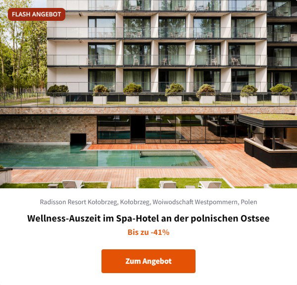 Wellness-Auszeit im Spa-Hotel an der polnischen Ostsee