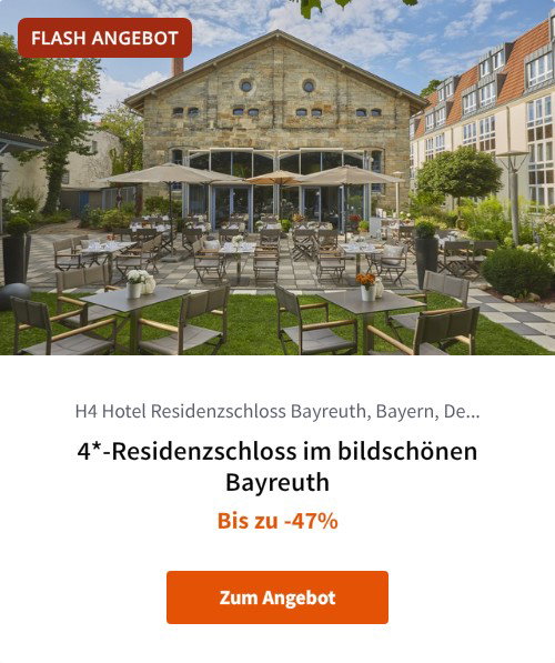 4*-Residenzschloss im bildschönen Bayreuth