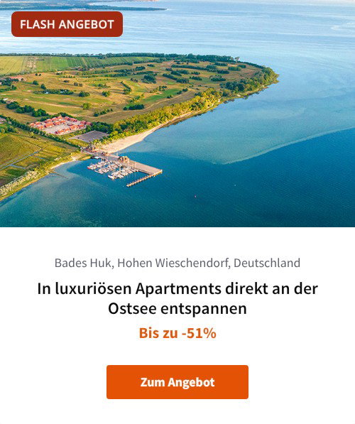 In luxuriösen Apartments direkt an der Ostsee entspannen
