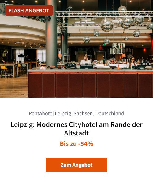 Leipzig: Modernes Cityhotel am Rande der Altstadt