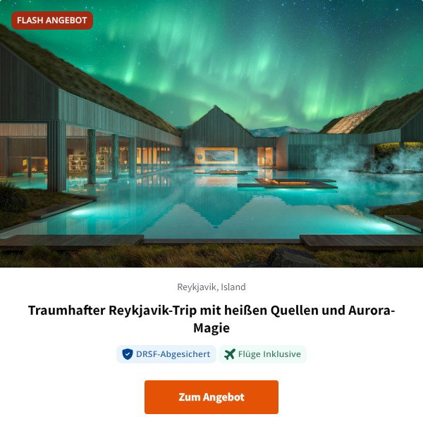 Traumhafter Reykjavik-Trip mit heißen Quellen und Aurora-Magie