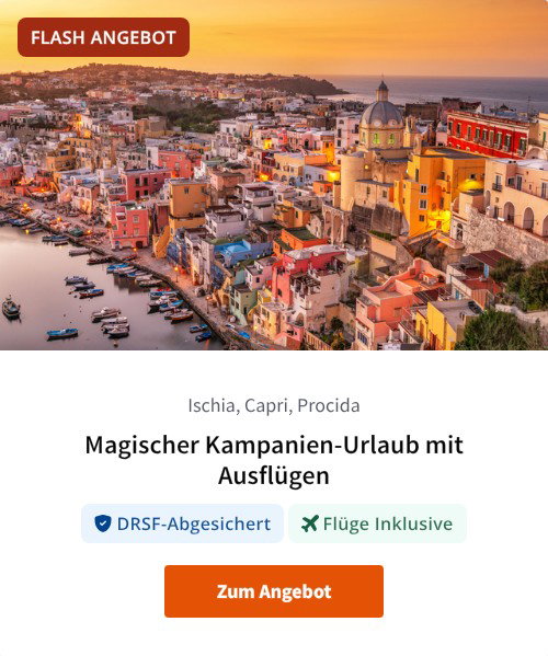 Magischer Kampanien-Urlaub mit Ausflügen