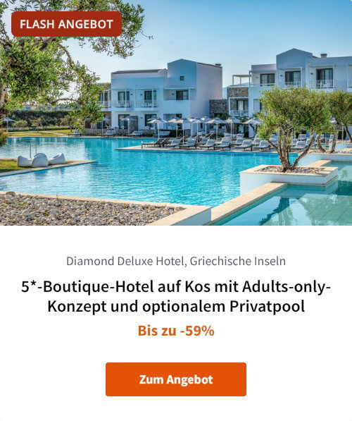5*-Boutique-Hotel auf Kos mit Adults-only-Konzept und optionalem Privatpool