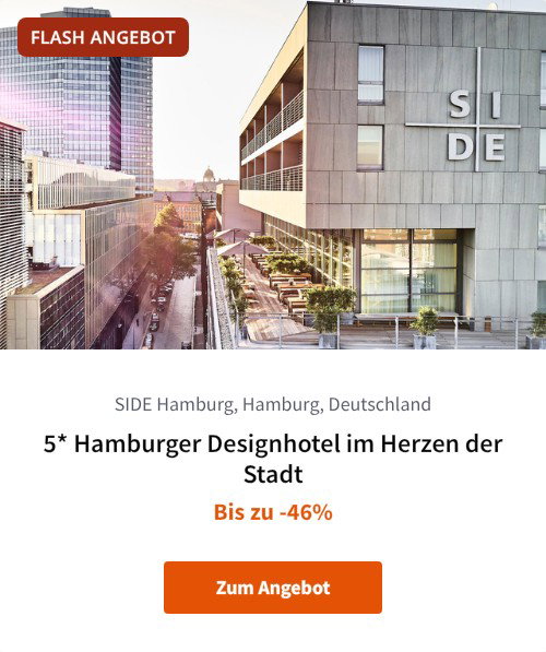 5* Hamburger Designhotel im Herzen der Stadt