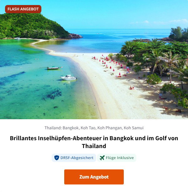 Brillantes Inselhüpfen-Abenteuer in Bangkok und im Golf von Thailand