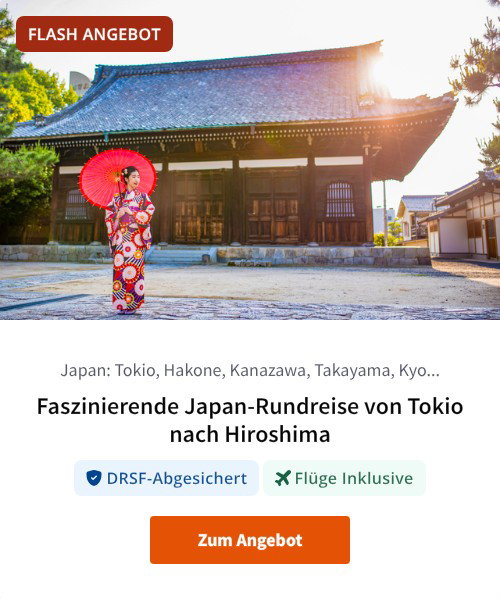 Faszinierende Japan-Rundreise von Tokio nach Hiroshima