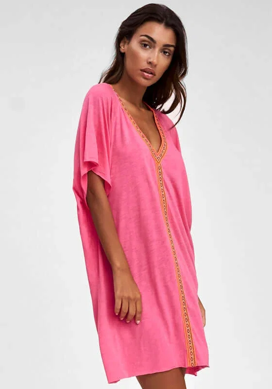 Image of Pima Mini Abaya Hot Pink