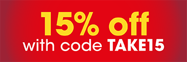 15% off with code TAKE15