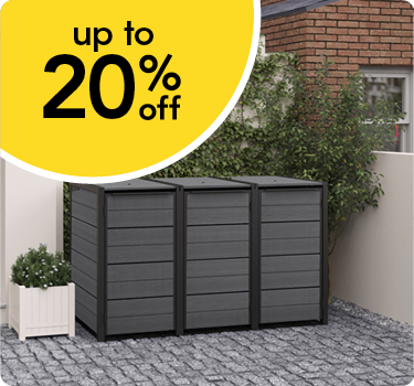 Up to 20% off Outdoor Storage