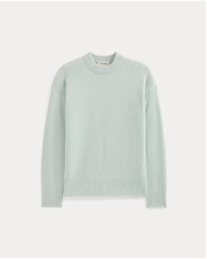 Image | Cashmere Boyfriend Sweater | Chalk Blue