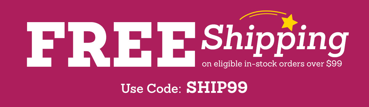 Save More! FREE Shipping - Use Code: SHIP 99. Enter both RGSW25 and SHIP99 AT CHECKOUT!
