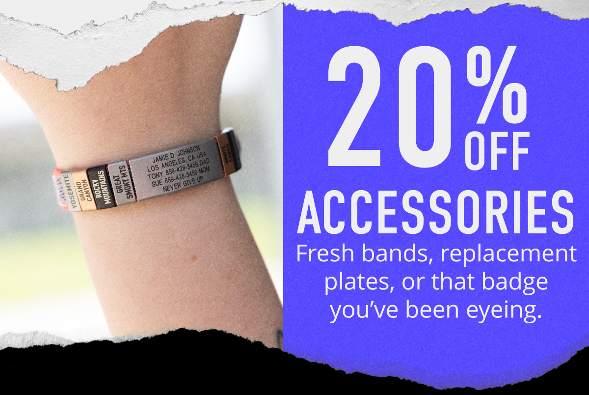 20% off Accessories