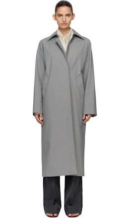 Gray & Blue Capital Coat - OUR LEGACY