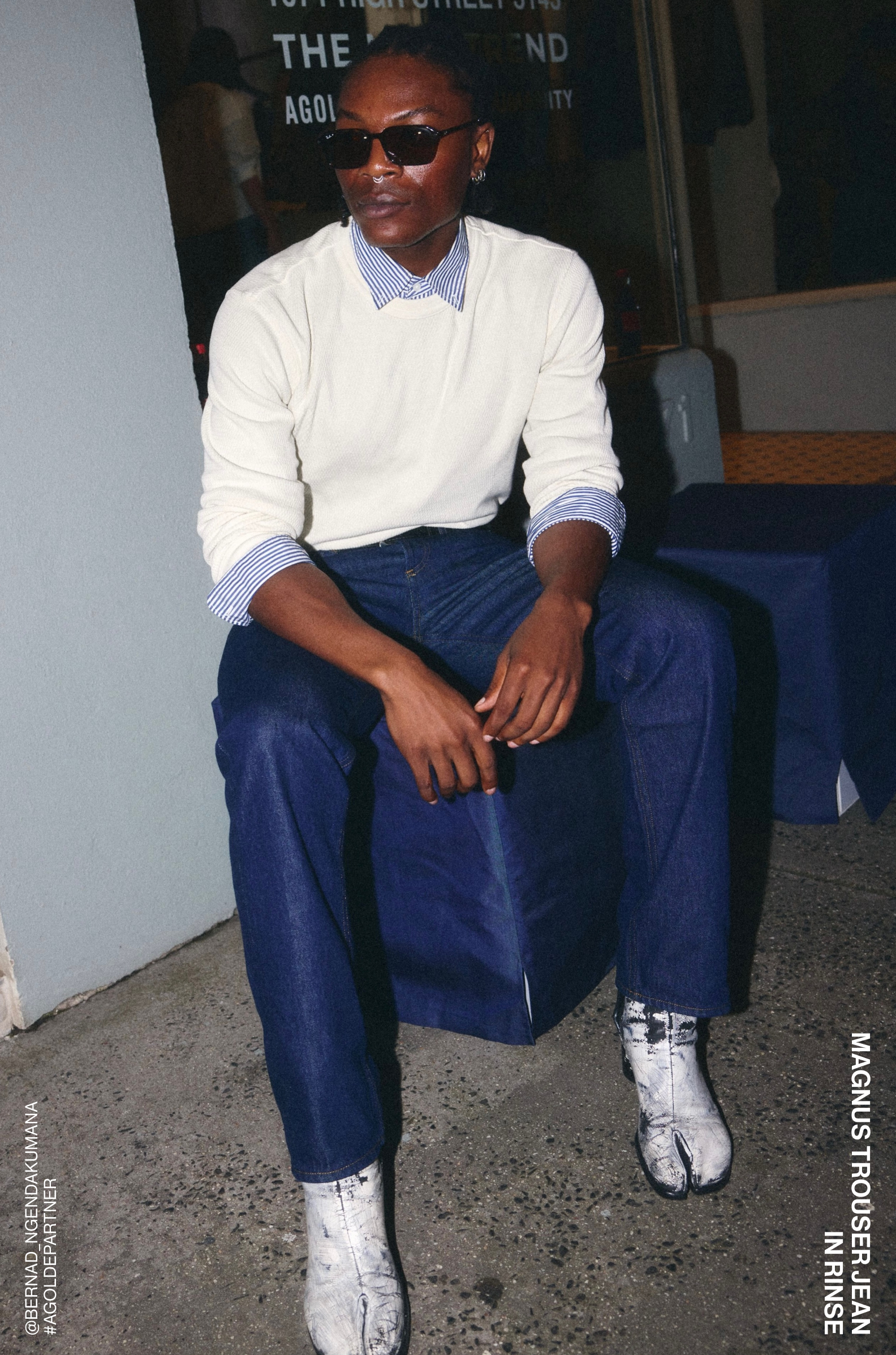 Magnus Trouser Jean in Rinse