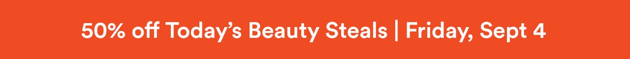 50% off today's beauty steals