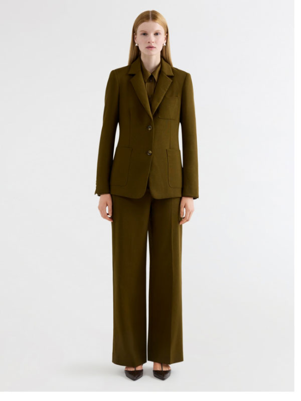 Weekend Blazer in Textured Wool