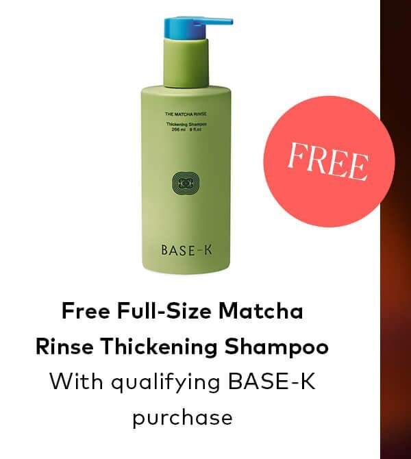 Get a free BASE-K gift with your qualifying purchase this weekend at Beautylish.com