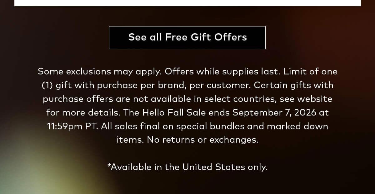 See all gifts with purchase at Beautylish.com