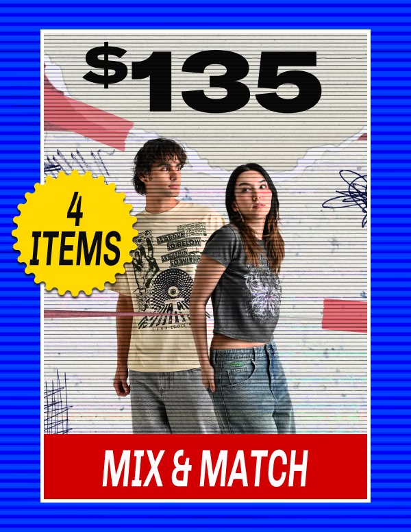 Mix and match 4 items for $135 | Shop now