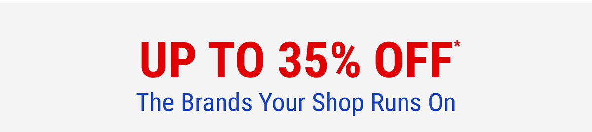 Up To 35% Off The Brands Your Shop Runs On