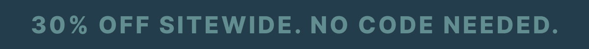 30% OFF Sitewide