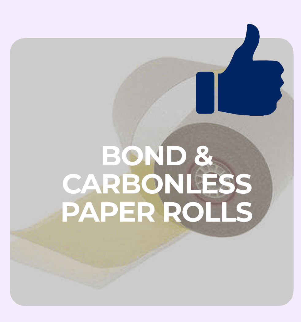 Bond & Carbonless Paper Rolls