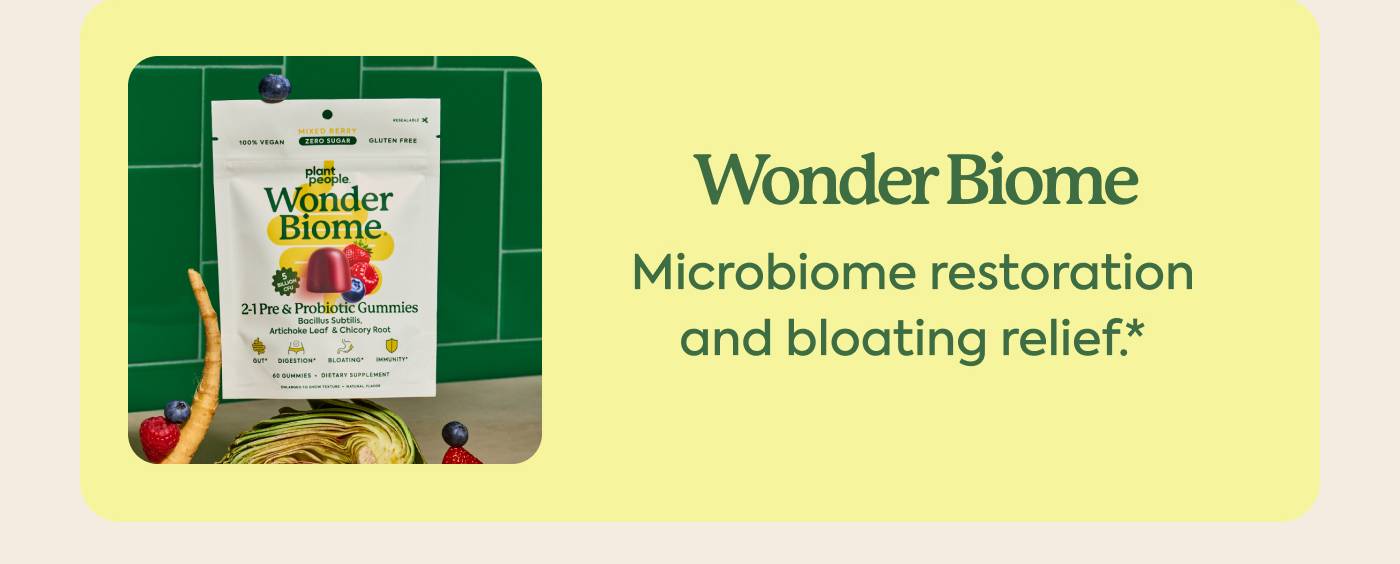 Wonder Biome | Microbiome restoration and bloating relief*