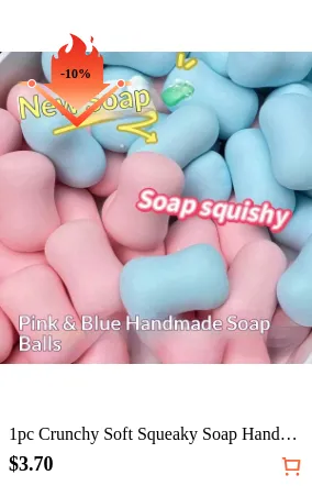 1pc Crunchy Soft Squeaky Soap...