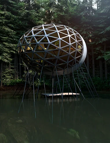 Voronoi Tilted Ovoshell