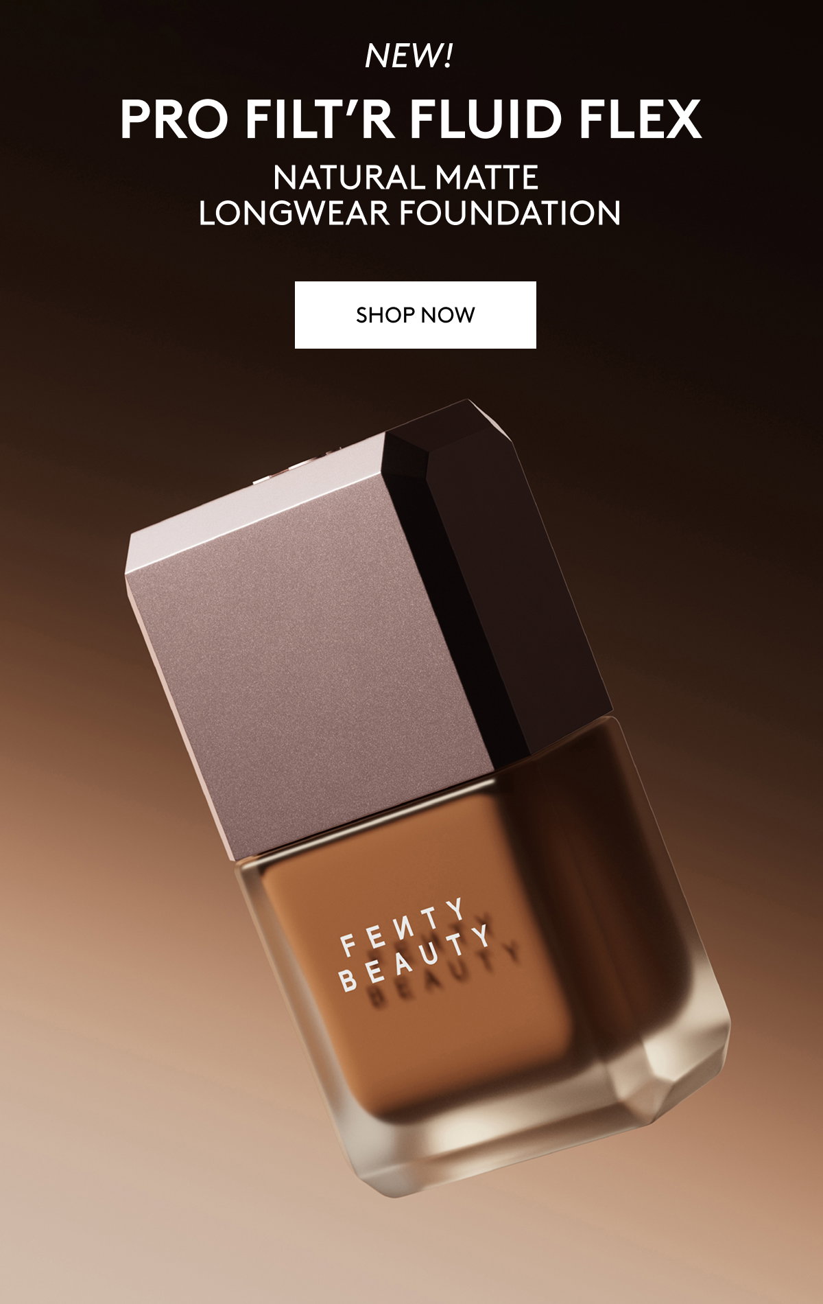 NEW! PRO FILT'R FLUID FLEX NATURAL MATTE LONGWEAR FOUNDATION. SHOP NOW.