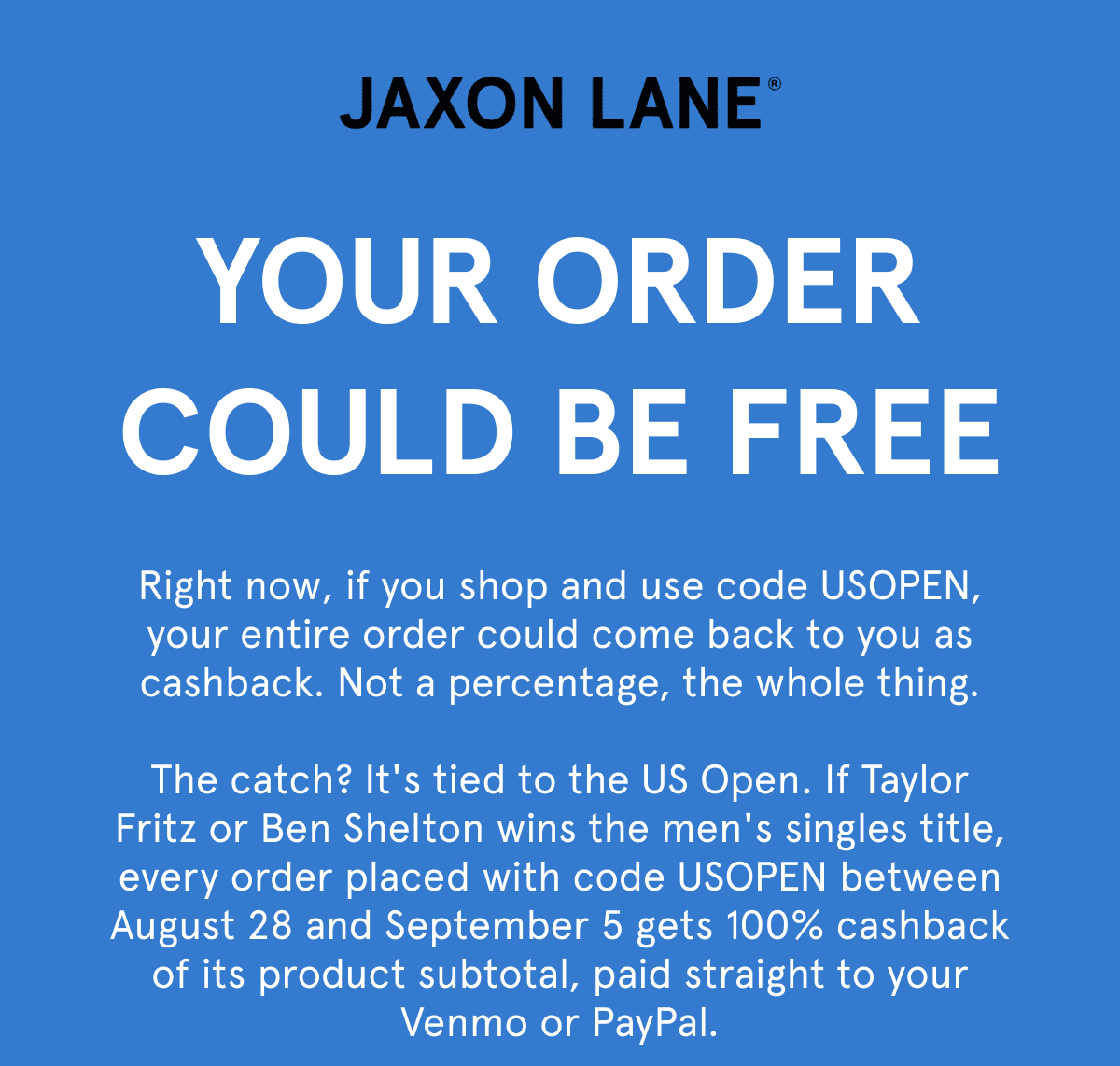Your Order Could Be Free
