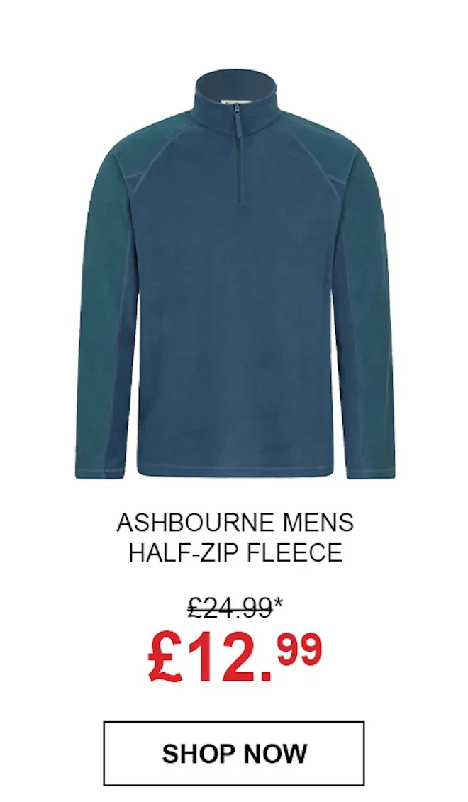 Ashbourne Mens Half-Zip Fleece