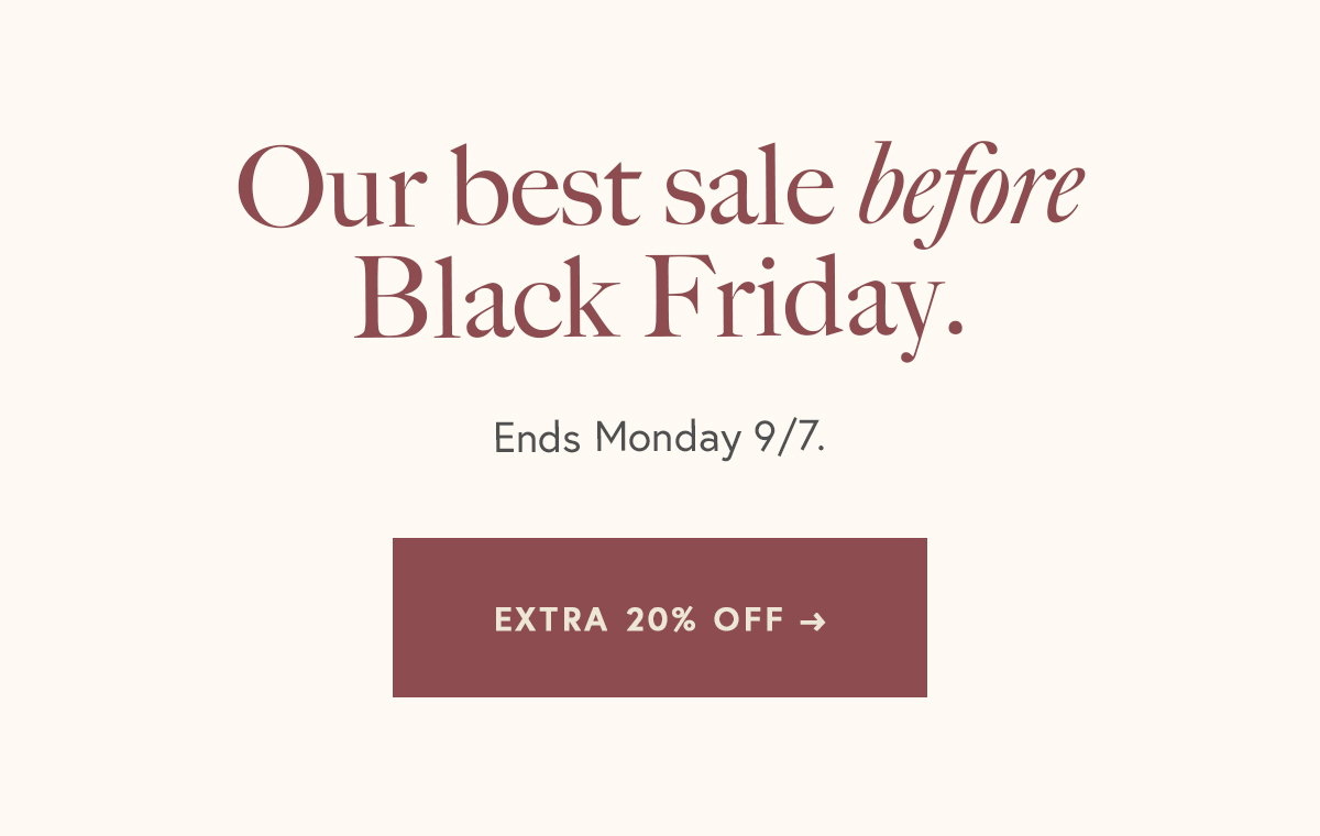 EXTRA 20% OFF