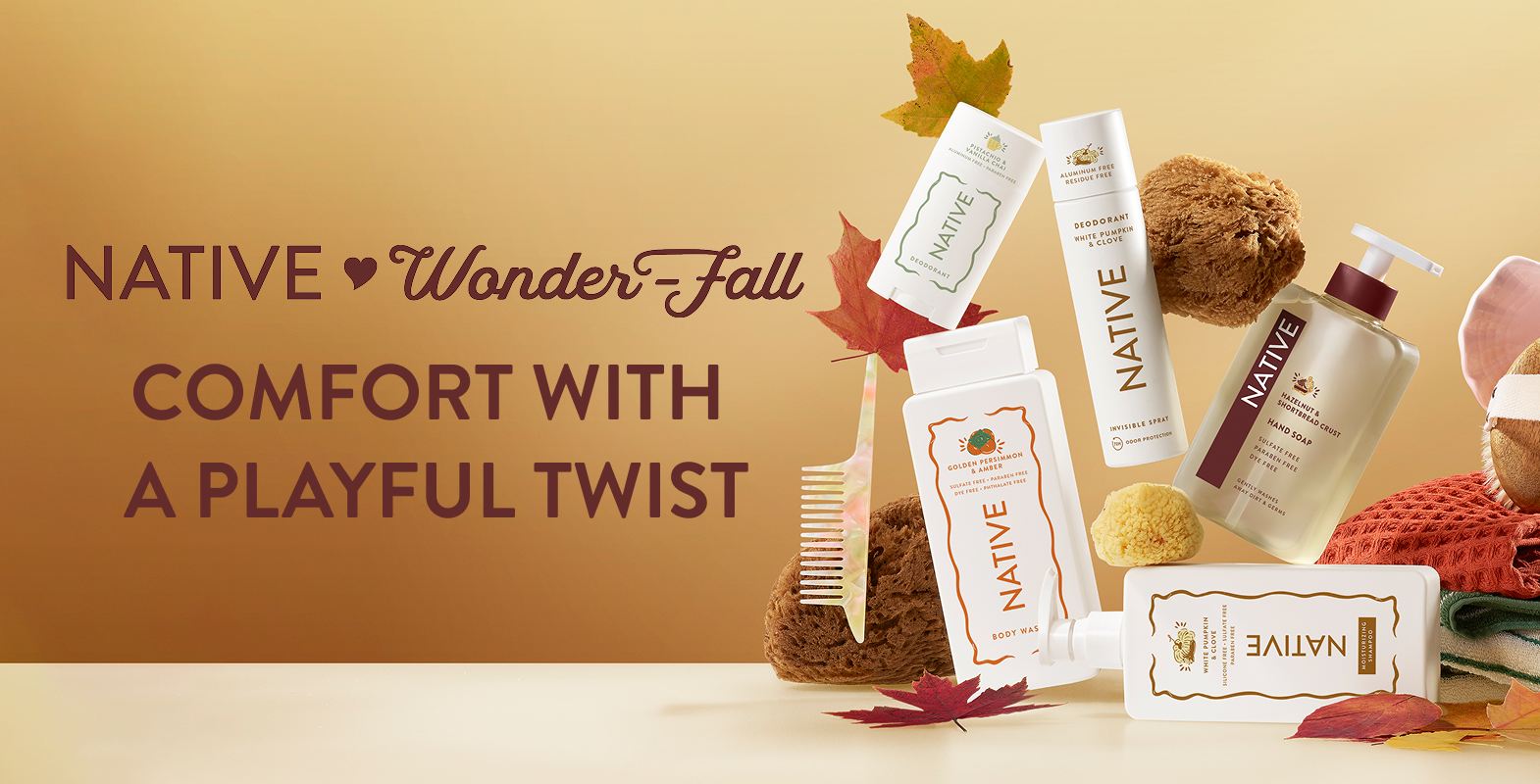 Native wonder fall. Comfort with a playful twist