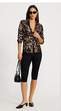 Leopard Portofino Shirt